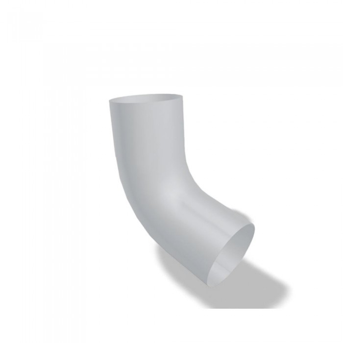 PREFA Fallrohrbogen DN120/72 Grad Silbermetallic