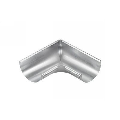 Titanzink Innenwinkel gezogen für halbrunde Dachrinne RG250 Winkel 90° Grad