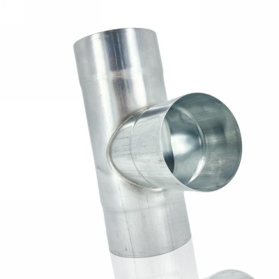 Titanzink Fallrohrabzweig DN80/DN60 seitlicher Abgang 87° Grad