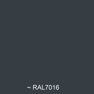 PREFA Rinnenendboden halbrund RG280 Universal Anthrazit P.10