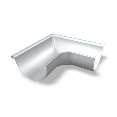 PREFA Außen-Rinnenwinkel halbrund RG250 Silbermetallic