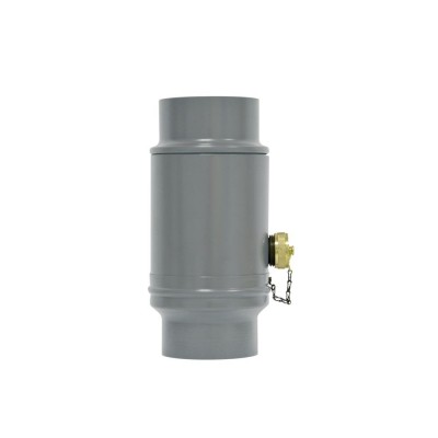 PREFA Regenwassersammler DN80 mit Schlauch Hellgrau P.10