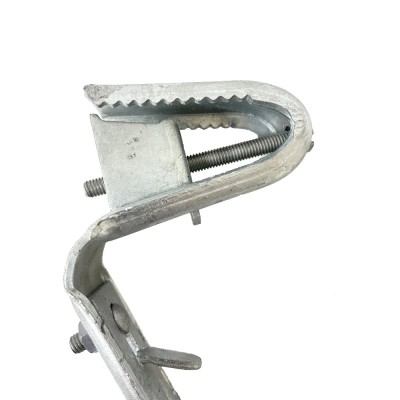 Rinnenhalter für Trapez- und Wellbleche halbrund RG250 aus Stahl, verzinkt
